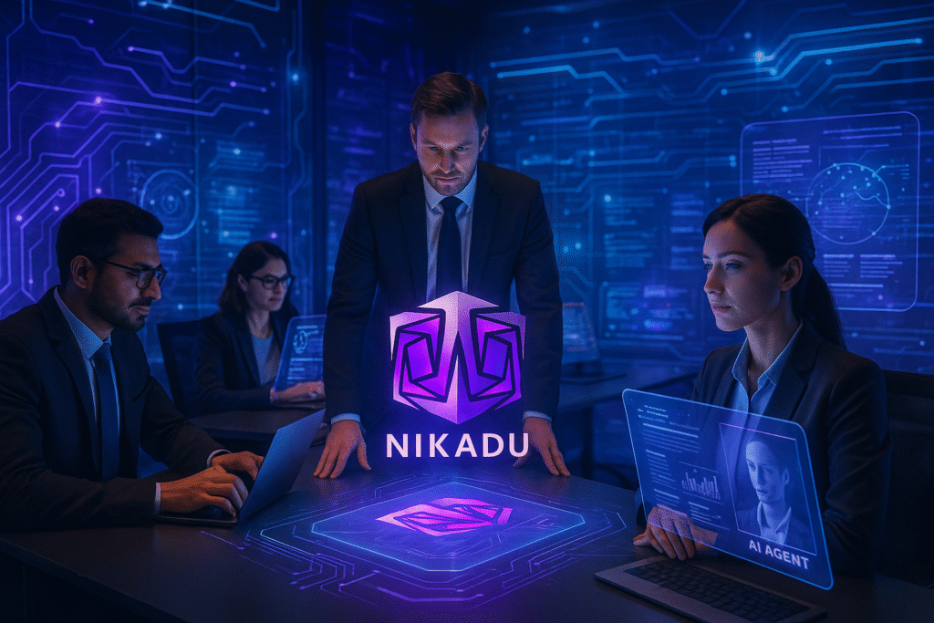 equipo trabajando en NIKADU
