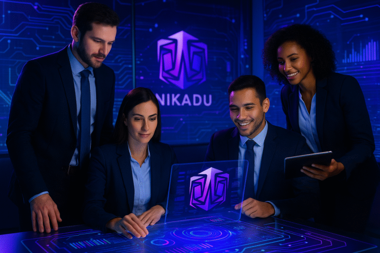 Equipo creando en Nikadu